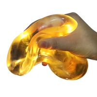 Plug anal LED creux, jouet sexuel lumineux pour douche anale et lavement