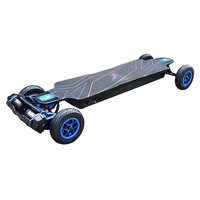 Planche à roulettes électrique Flipsky Top Speed Durable en fibre de carbone Longboard livré avec double batterie FSESC 75100 14S