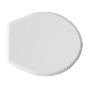 Asiento de inodoro para Globo Paestum, forma de jarrón suspendido, 2 unidades, blanco, 50.5 cm de largo, 37.5 cm de ancho, 7 cm de alto - Product Image 1