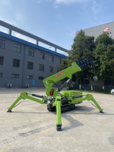 העכביש הנייד עגור <span class=keywords><strong>3</strong></span> טון 6ton 8ton 10ton בום טלסקופי 360 מעלות מיני זחילה הידראולי מנוף הרמה 14 מ 'עם ג' יב לטוס - Product Image 6