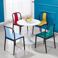 Vente en gros pas cher nordique personnalisé taille ronde brillant marbre tulipe table à manger à vendre