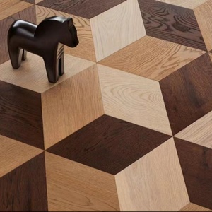<span class=keywords><strong>Parquet</strong></span> en bois d'ingénierie massif <span class=keywords><strong>hexagonal</strong></span> en forme de diamant à plusieurs couches en chêne blanc brossé de couleur froide en forme de pentagone - Product Image 3