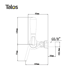 TALOS Gold Ball <strong>Taps</strong> Belgium Beer <strong>Tap</strong> for <strong>Drinking</strong> Beer <strong>Dispensers</strong> - Product Image 3