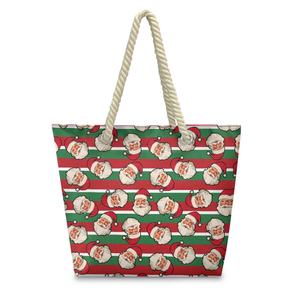 2024 nouvel an noël célébration décembre sac père noël cadeau sac fourre-tout noël bonbons sac toile - Product Image 2