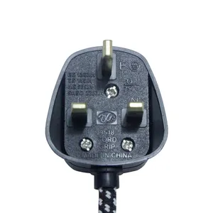 Jenis Peralatan G Malaysia Plug BS 1363 Standar Inggris 9518 Malaysia Bersertifikat Mark Assembly VDE Wire UK Plug