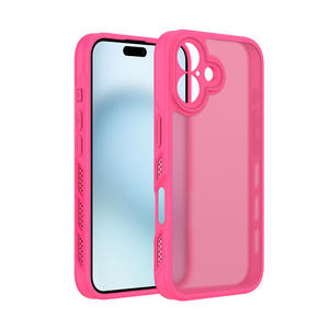 Radiant Mat Souple TPU PC Clair Téléphone étui pour iphone 16 16 Pro 14 Pro Max Antichoc Transparent Cellule Couverture Arrière Galvanoplastie - Product Image 2