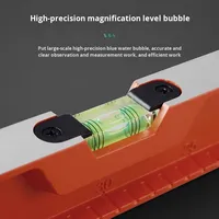 Niveau à bulle solide, niveau magnétique en aluminium coulé de haute précision, petit niveau magnétique miniature, outil de mesure