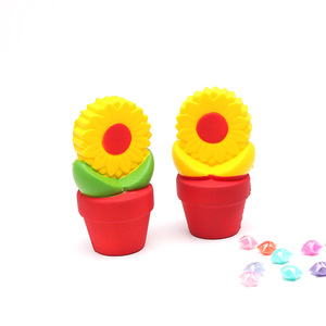 Tournesols en mousse PU de haute qualité en pot, jouets <span class=keywords><strong>anti</strong></span>-<span class=keywords><strong>stress</strong></span> à montée lente, cadeau promotionnel pour enfants, garçons et filles - Product Image 5