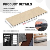 Tapis anti-griffures pour chat en polyester durable 40x100cm, auto-adhésif, pour arbre à chat, étagères