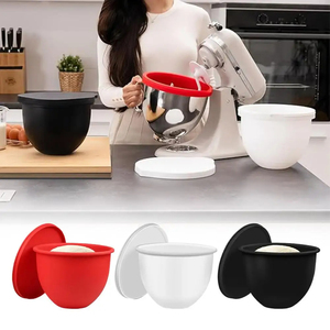 Wholesale <b>Silicone</b> Bowl Liner with Lid 5 Qt Capacity Heat Resistant No Design Food Safe Reusable for Home Kitchen Tilt Head - Product Image 6