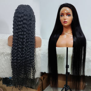 Promoción 13.9$ Letsfly 9A 13x4 Castaño Claro para Pelucas de 8-40 Pulgadas, Cabello Humano Virgen Natural, Pelucas Largas con Ondas de Agua - Product Image 1