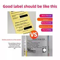 Papier d'étiquette adhésive PET Dragon Transparent impression de Logo personnalisé code à barres perforé pour emballage étiquettes d'étanchéité 100 40 tailles