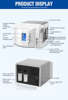 Machine de soins de la peau Diamond Peel Crystal Nettoyage du visage sous vide Ance Réduction des cicatrices Dispositif de dermabrasion
