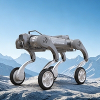 Perro Robot Inteligente Biónico E1-W Serie Wheel-Leg, Perro de Entretenimiento con Carcasa Metálica, Wi-Fi y Control Remoto por Aplicación Android