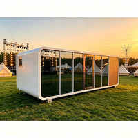 Maisons miniatures complètes prêtes à être expédiées, Kiosque hôtelier, Chambre capsule flottante, Maisons miniatures, Acheter Deing Shop, Maison mobile modulable