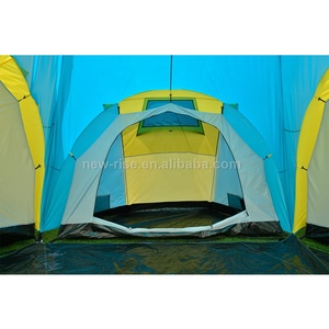 Camping Extra Large 6 Person Dome Family Group Camping <strong>Tent</strong> with <strong>3</strong> <strong>Bedrooms</strong> 1 Living Room - Product Image 5