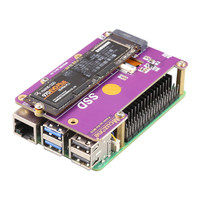 Mcuzone MPS2280 PCIe M.2 NVMe SSD Expansion Board HAT Dedicated Development Board Raspberry Pi 5 Kit Termasuk Sistem Operasi Linux 64-Bit