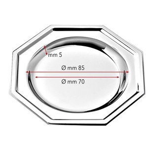 Ensemble de 6 sous-verres octogonaux de 112 mm, plateaux de service - Product Image 2