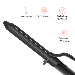 Chuyên Nghiệp Công Cụ Tạo Kiểu 1.25 Inch <span class=keywords><strong>Curling</strong></span> Sắt Kép Ptc Nhanh Chóng Nước Nóng Điện Áp Kép Tóc Curler Cây Đũa Phép Cho Nhà Salon Và Du Lịch - Product Image 2