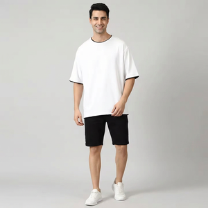 Camiseta de Hombre 100% Algodón de Alta Calidad OEM, Ecológica, 150 Gramos, Estilo Vintage, Casual, Lisa - Product Image 1
