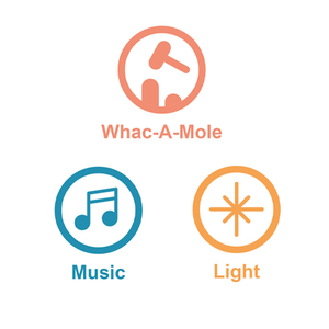 QS chaud en plastique dessin animé Animal Whack a Mole Fidget jouet pour enfants soulagement du Stress battre jeu de souris - Product Image 4
