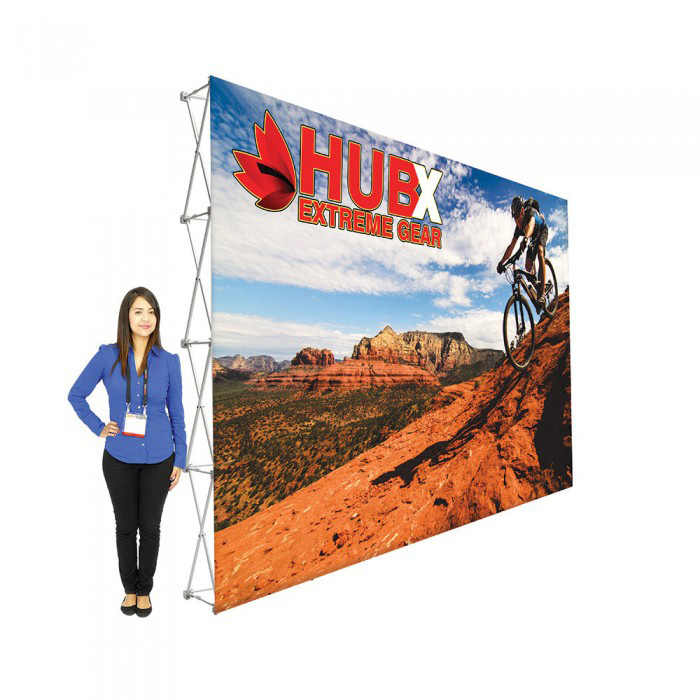 Custom Printed Tension Fabric Backdrop - Pop up Banner