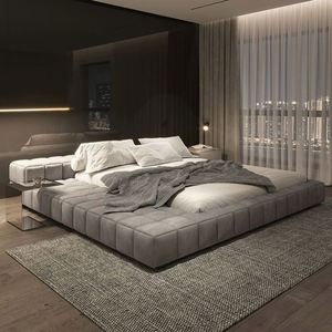 European Hotel <b>Headboard</b> White Twin Size Modern Leather Upholstery Durable Bedroom Dining Living Room Furniture Girls - Product Image 2
