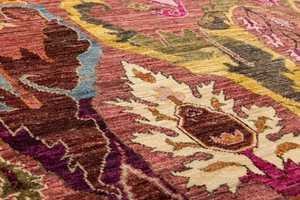 Handmade Woven Tibetan Wool Silk Area Rug Eco-Friendly Non-Slip Washable Modern Design for Luxury Hotels & Homes - Product Image 5