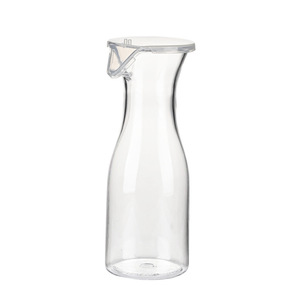 Rong An Beverage Pitcher 35Oz 12Oz 20Oz Plastic Decanter With Lid For <b>Wine</b> Cocktail Serving Set - Product Image 4