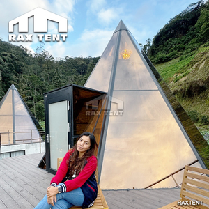 Carpa Piramidal de Cristal de 6 Metros con Forma de Diamante para Glamping con Vista Panorámica de 360 Grados - Product Image 5