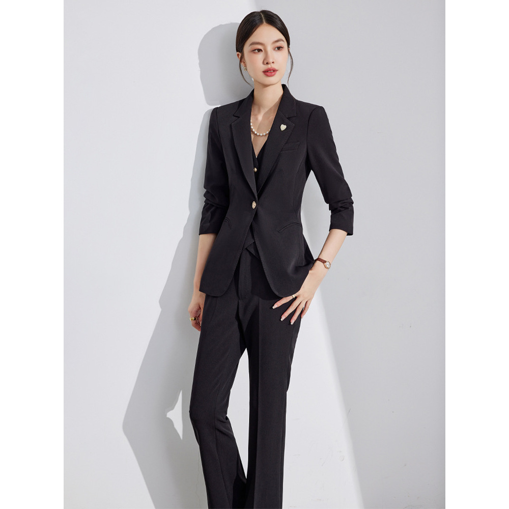 black suit