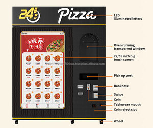 Distributeur automatique de pizzas intelligent et entièrement automatisé, personnalisable pour usage commercial, appareil de vente en libre-service sans personnel pour plusieurs scénarios - Product Image 5