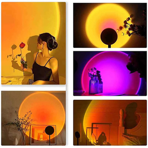Lampe USB Coucher de Soleil, Projecteur d'Ambiance, Lumière d'Ambiance pour Salon, Chambre à Coucher, Veilleuse, Décoration de Chambre, Éclairage d'Ambiance pour Bar et Photographie - Product Image 5