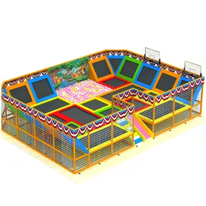 Miễn Phí Thiết Kế Nhà Máy Tùy Chỉnh Dự Án Trẻ Em Chơi Trung Tâm Khu Vực Vui Chơi Giải Trí Trampoline Công Viên Sân Chơi Trong Nhà Thiết Bị Cho Bán