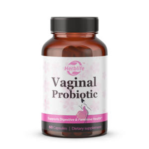 Probiotiques vaginaux OEM ODM pour femmes, favorisent la santé vaginale, la santé intestinale et le système immunitaire - Complément féminin - 60 capsules - Product Image 1