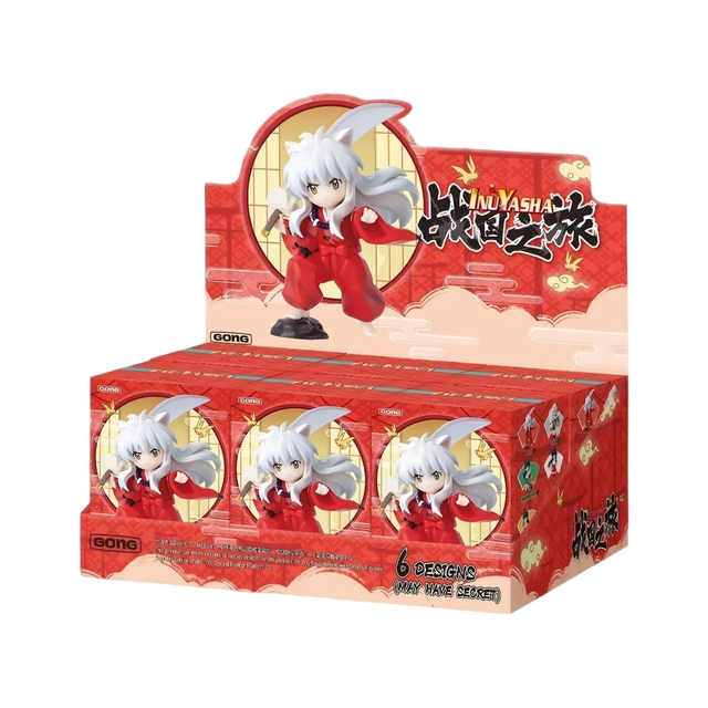 100% Original POP MART Inuyasha the Journey of Sengoku Series Figures Blind Box Anime Collectible Figure Mystery Box Anime