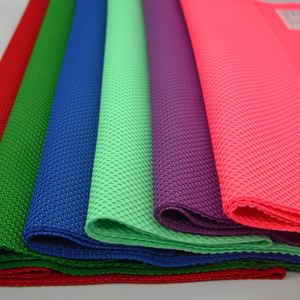 DT253 Tissu maille sandwich tricoté chaîne bicolore 70% polyester + 30% rayonne pour usage sportif, bagages et chaussures – Ventes flash - Product Image 6