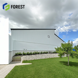 Atelier en structure préfabriquée en acier robuste pour usine de fabrication avec support de poutre de grue et revêtement résistant à la corrosion - Product Image 1