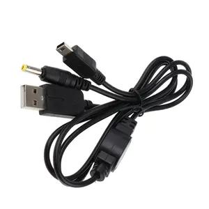 1.2m New für PSP 2 in 1 USB Charger Power Adapter Cable für PSP 2000 3000