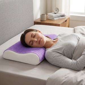 <span class=keywords><strong>Almohada</strong></span> de Espuma Viscoelástica con Rejilla de Gel y Soporte para Cuello, Hombros y Espalda - Product Image 4