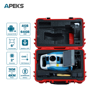 Station totale sans réflecteur APEKS AM02i, précision 2'', Android 14, Bluetooth, <span class=keywords><strong>carte</strong></span> SIM, instrument de topographie - Product Image 4