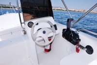 SAFTER MARINE STAR 480CM Fiberglas Balıkçı Teknesi Dıştan Takma Motor Benzinli 50HP 550kg Taşıma Kapasitesi 30mph Maksimum Hız