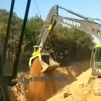 Bucket Rotary Screening Excavator Efisiensi Tinggi Multiguna untuk Pemilahan Sampah Konstruksi