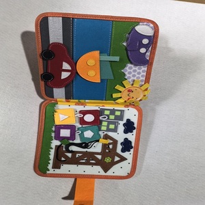 Libro <span class=keywords><strong>de</strong></span> fieltro interactivo <span class=keywords><strong>para</strong></span> jugar, juguete educativo temprano <span class=keywords><strong>para</strong></span> bebés y niños mayores <span class=keywords><strong>de</strong></span> 3 años, amarillo - Product Image 6