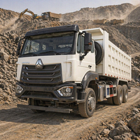Восстановленный самосвал Howo NX 6x4, 430 л.с., двигатель Weichai, полный комплект запчастей для горнодобывающей и логистической техники