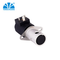 Yongchuang YCF32 double tubes en caoutchouc électrovanne de pincement normalement fermée normalement ouverte 12V 24V pour usage médical de boisson
