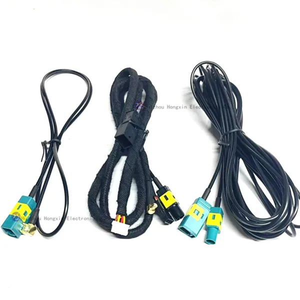 Fabricante Personalização Sma Mcx Smb Mmcx Tnc Fme Bnc Fakra Avic Wiclic Cabo de antena Conector de cabo