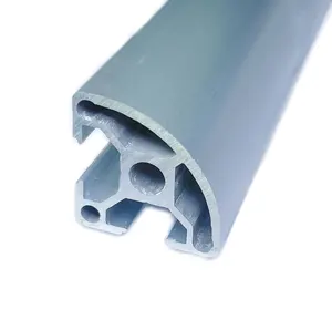 Busur sudut standar Eropa aluminium profil bagian 30*30mm t-slot