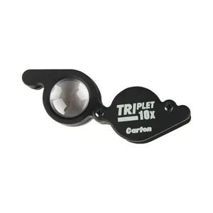 Alfa Mirage Japanese CARTON 10x <strong>Triplet</strong> Aplanatic &amp; Achromatic <strong>Lens</strong> 18mm Folding Mini Jewellery Magnifying Loupes - Product Image 1