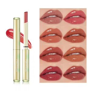 Private Label Best Selling Hydrating Mirror Lipstick Long Lasing Tinted Lip Moisturizer Vegan Makeup Wholesale